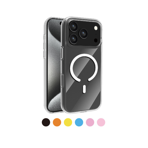 TPU+ PC / PC  Clear Glass Mag Case