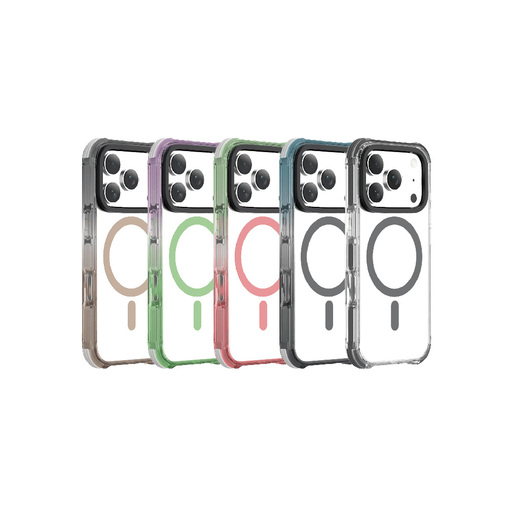 TPU+PC+TPE Gradient Color Mag Case