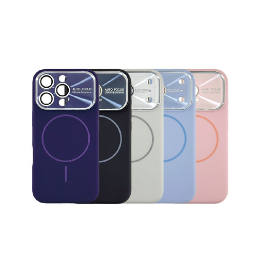 Liquid Silicone +PC Mag Case With Camera Protection