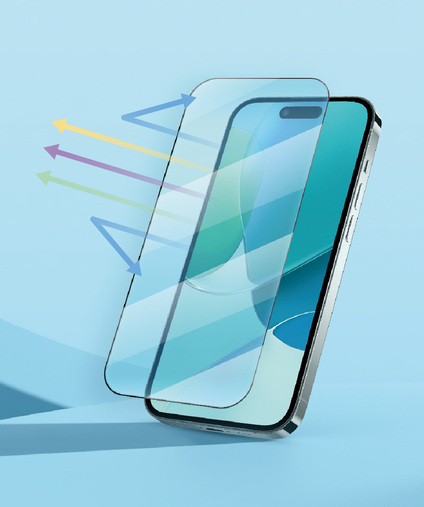 2.5D TUV Anti-blue Light 3X Tempered Glass